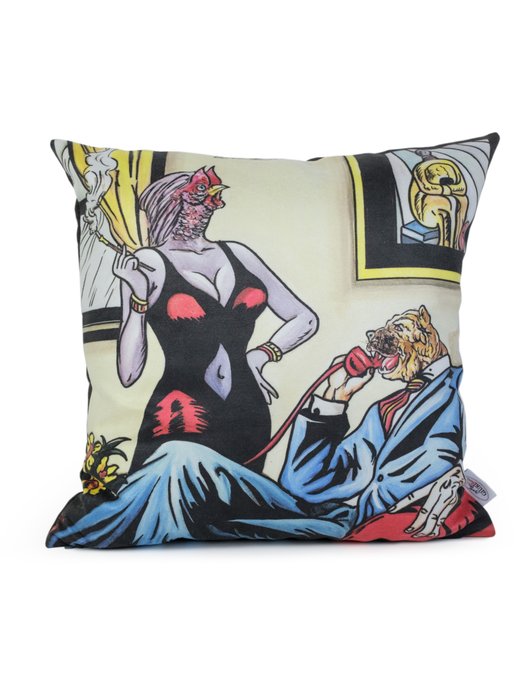 Max Hamlet – 3er-Kissenset – 100% Made in Italy, Kissenbezug – 43 x 42 CM