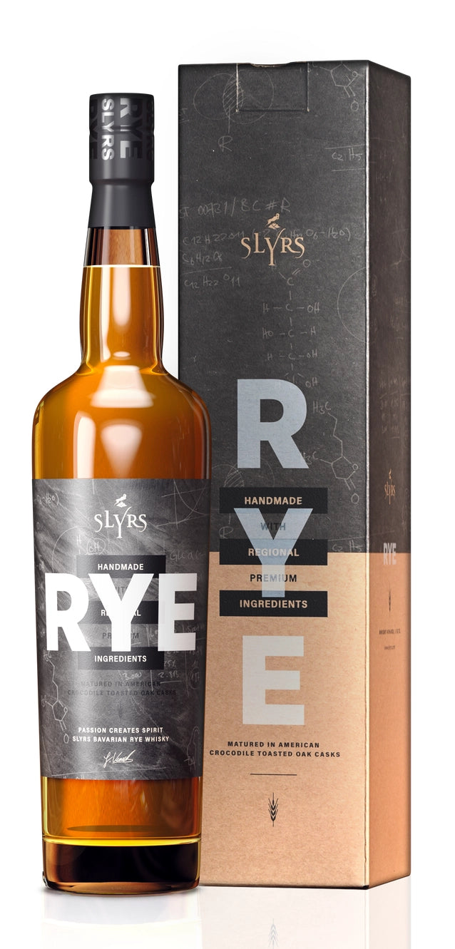 SLYRS Bavarian RYE Whisky 41% vol. 0,7 l