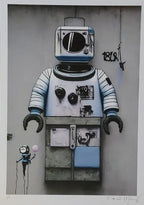 Emma Wildfang - Lego man - The Astronaut - "Icons as Still Life" - series BANKSY - 2020